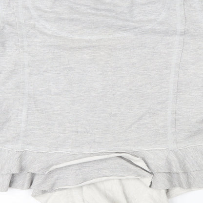 Womens UK Size 14 Per Una Grey Basic Blouse