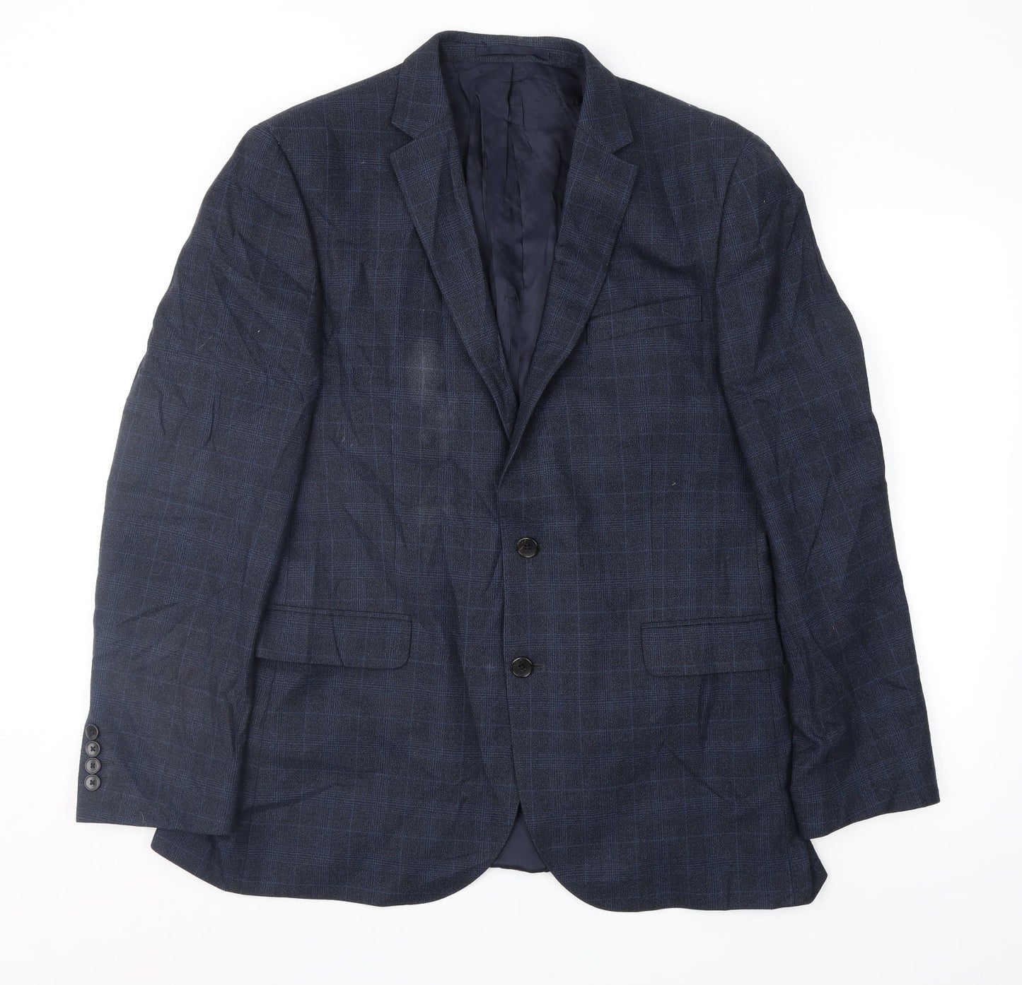 Mens UK Size 42 John Lewis Regular Blue Suit Jacket