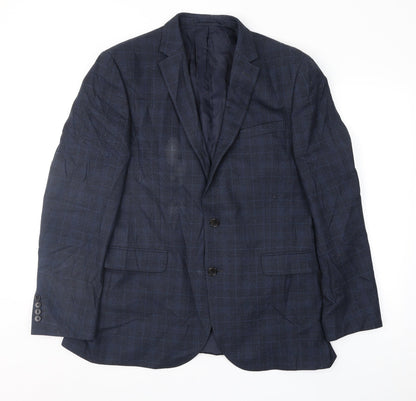 Mens UK Size 42 John Lewis Regular Blue Suit Jacket