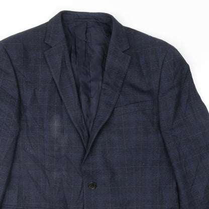Mens UK Size 42 John Lewis Regular Blue Suit Jacket