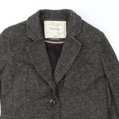 Cartonnier Womens Brown   Jacket Suit Jacket Size M