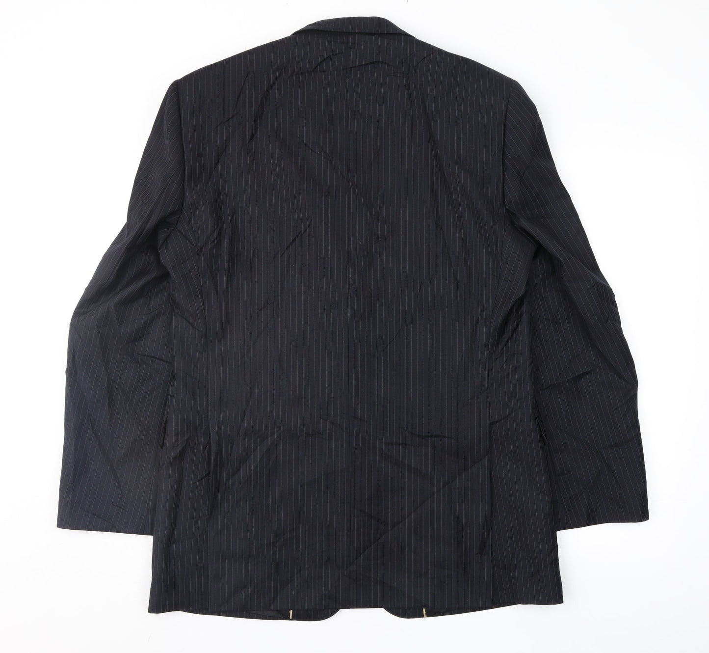 Mens UK Size 40 Terry de Havilland Regular Blue Suit Jacket