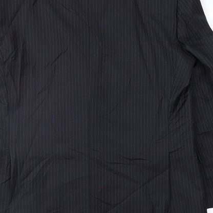 Mens UK Size 40 Terry de Havilland Regular Blue Suit Jacket