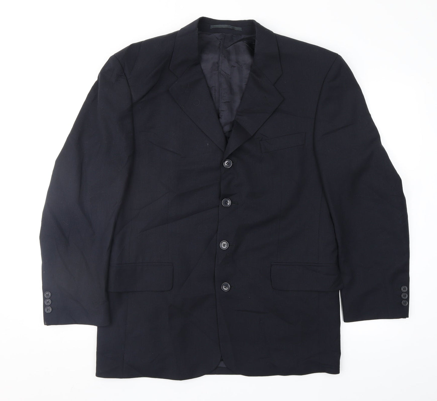Mens UK Size 40 Harewood Regular Blue Suit Jacket