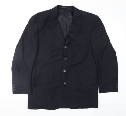 Mens UK Size 40 Harewood Regular Blue Suit Jacket