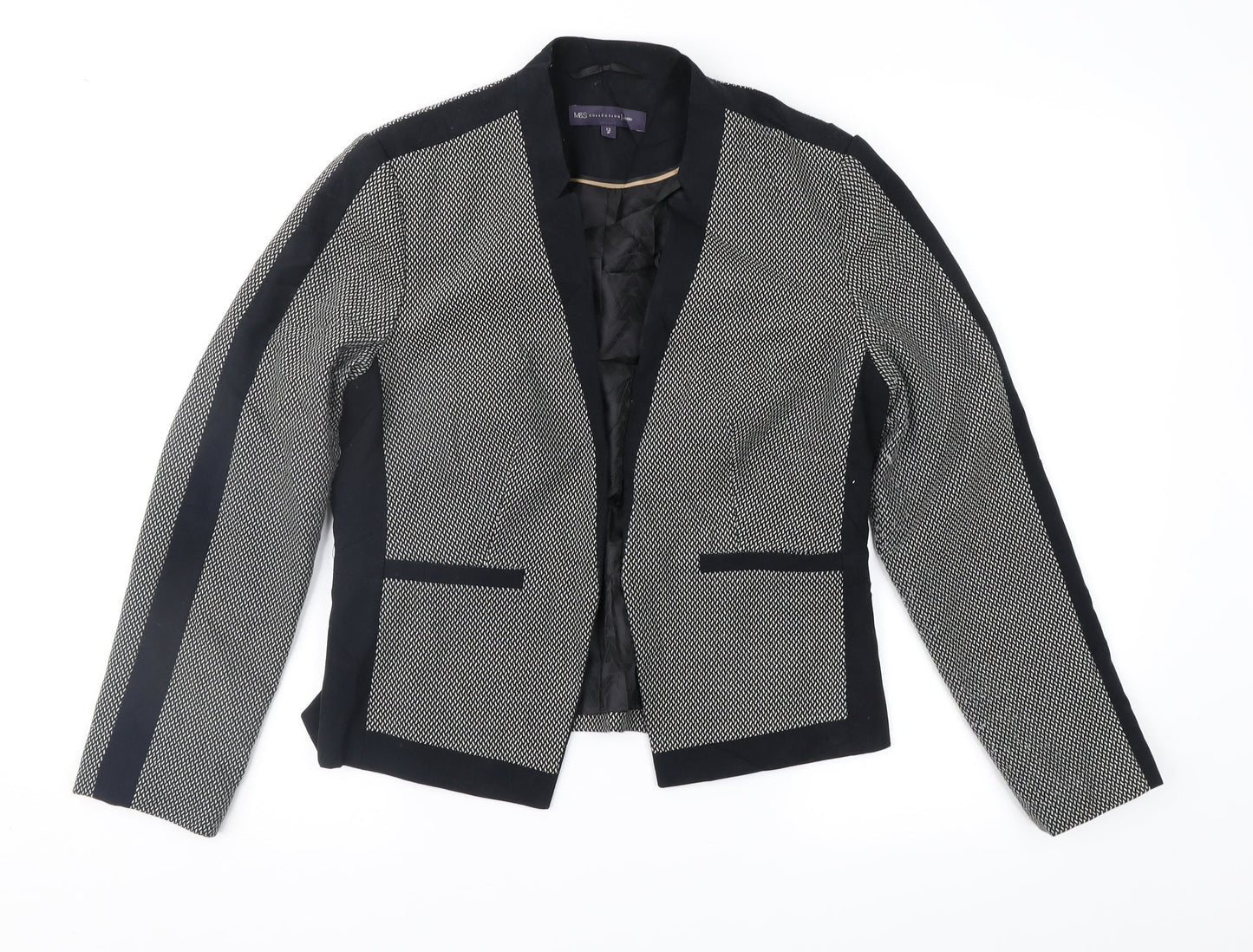 Womens UK Size 12 Marks and Spencer Black Jacket