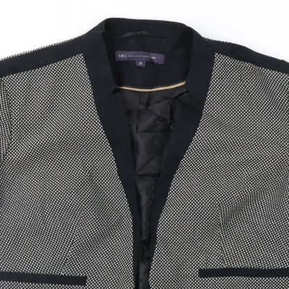 Womens UK Size 12 Marks and Spencer Black Jacket