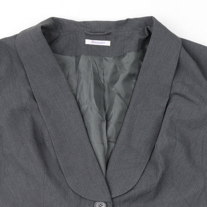 Damart Womens Grey   Jacket Suit Jacket Size 18