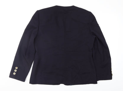 Womens UK Size 14 Bianca Regular Blue Suit Jacket