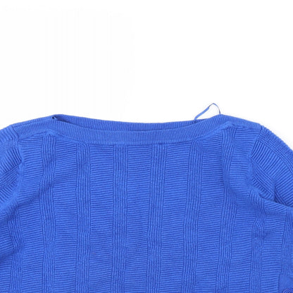 m&s Womens Blue   Pullover Jumper Size 14