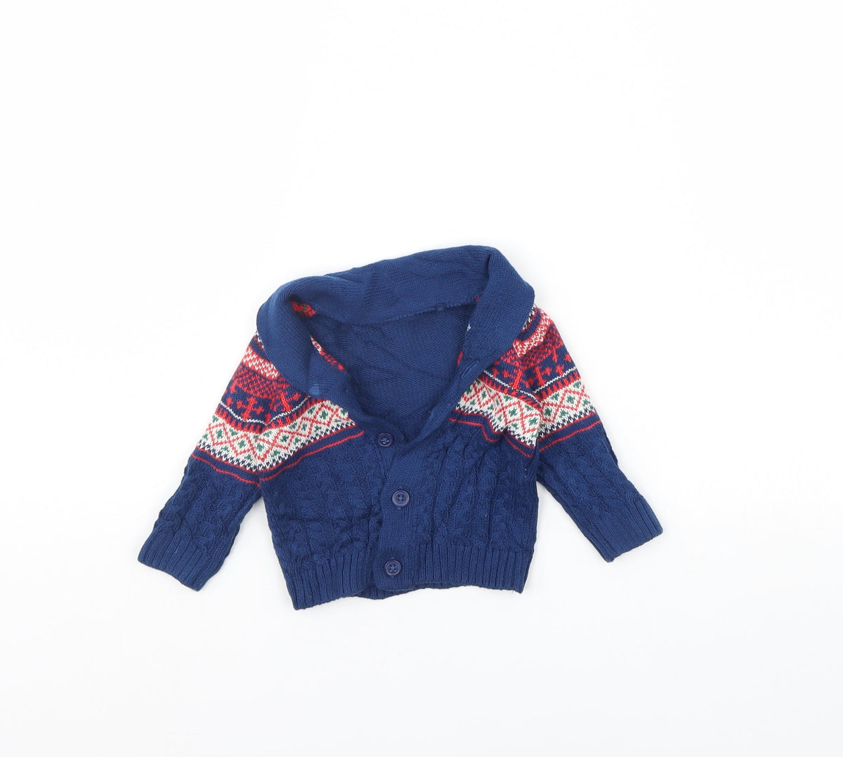 Front view of Tu Baby Blue Jacket, size 3-6, Months