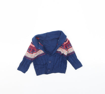 Front view of Tu Baby Blue Jacket, size 3-6, Months