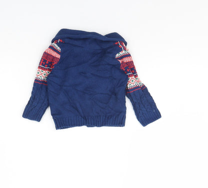 Back view of Tu Baby Blue Jacket, size 3-6, Months