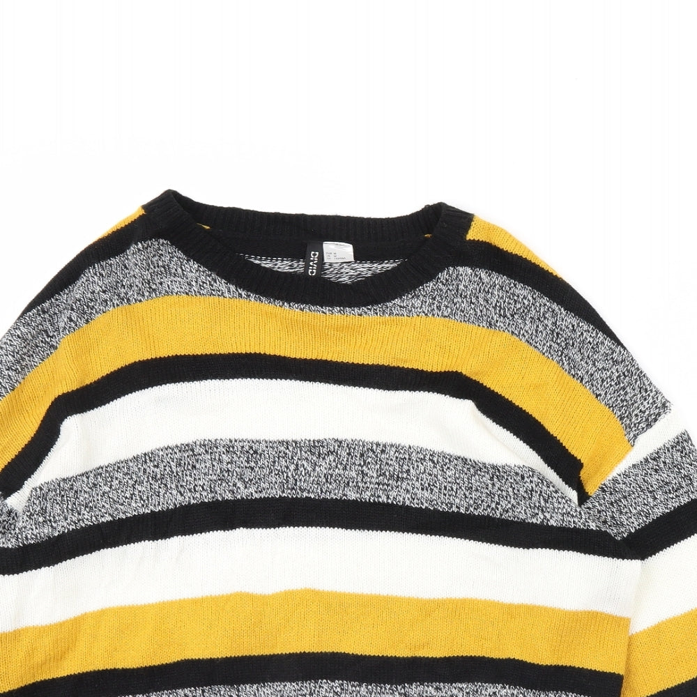 Womens UK Size M H&M Black Pullover Jumper