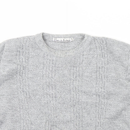 Womens UK Size S Pure & Natural Grey Pullover Jumper