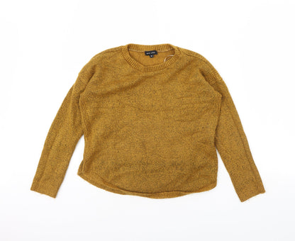 New Look Womens Yellow   Pullover Jumper Size 10