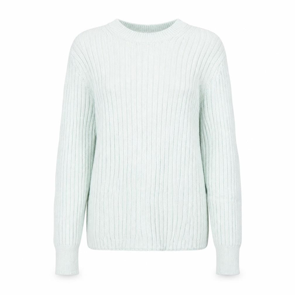 Womens UK Size 10 m&s Green Pullover Jumper