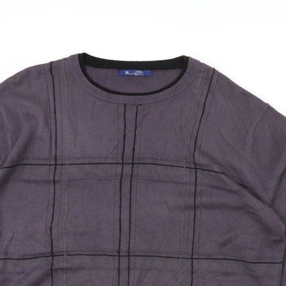 BHS Mens Purple   Pullover Jumper Size L
