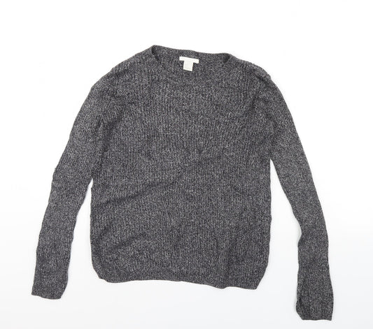 Womens UK Size S H&M Black Pullover Jumper