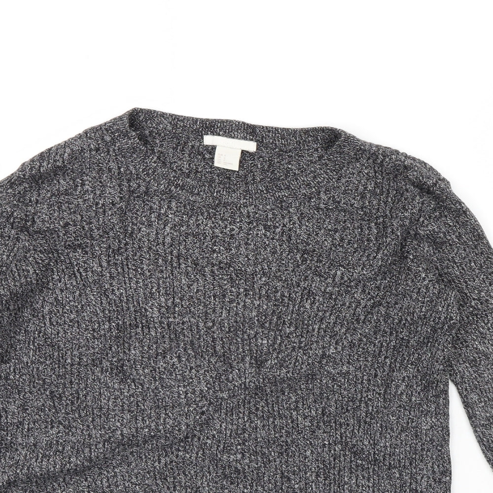 Womens UK Size S H&M Black Pullover Jumper