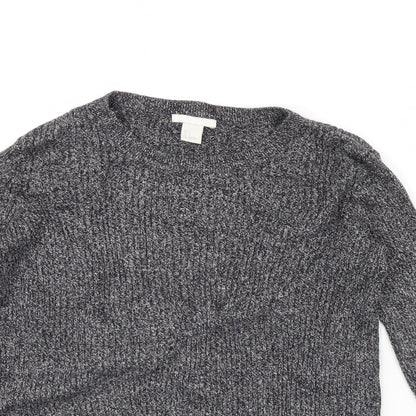 Womens UK Size S H&M Black Pullover Jumper