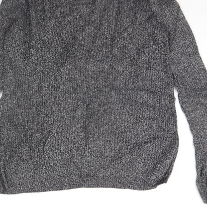 Womens UK Size S H&M Black Pullover Jumper