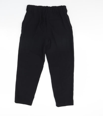 Womens UK Size 6 m&s Regular Fit  Black Trousers