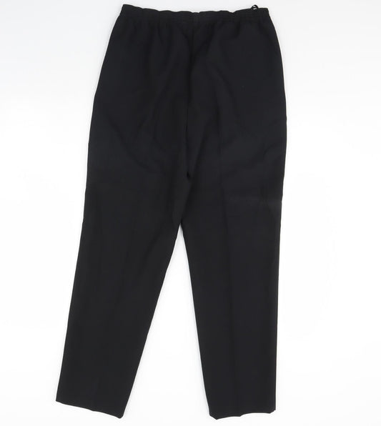 Classic Womens Black   Dress Pants Trousers Size 12 L29 in
