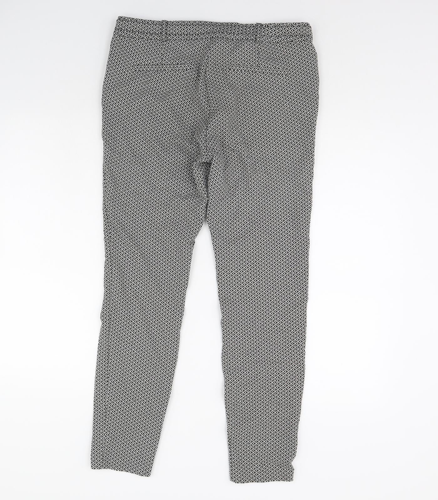 Womens UK Size 14 M&Co Regular Fit  Beige Trousers
