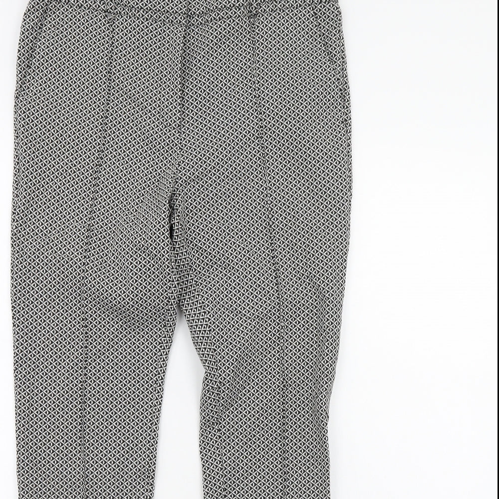 Womens UK Size 14 M&Co Regular Fit  Beige Trousers