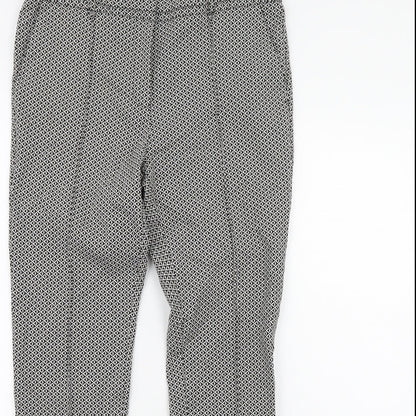Womens UK Size 14 M&Co Regular Fit  Beige Trousers