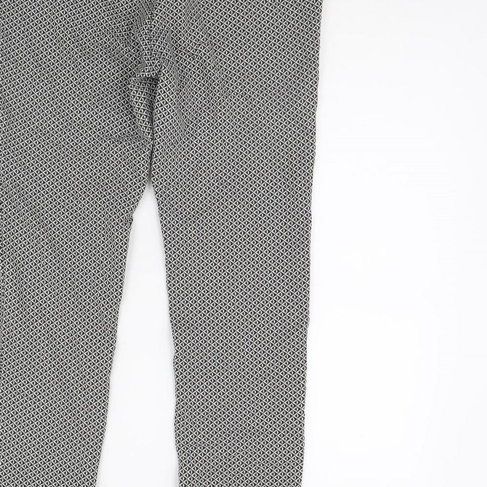 Womens UK Size 14 M&Co Regular Fit  Beige Trousers