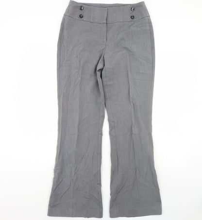 Debenhams Womens Grey   Trousers  Size 10 L30 in