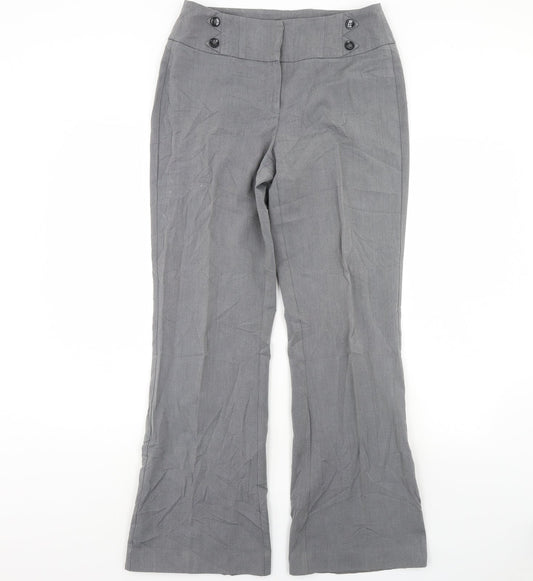 Debenhams Womens Grey   Trousers  Size 10 L30 in