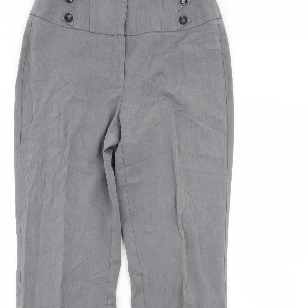 Debenhams Womens Grey   Trousers  Size 10 L30 in