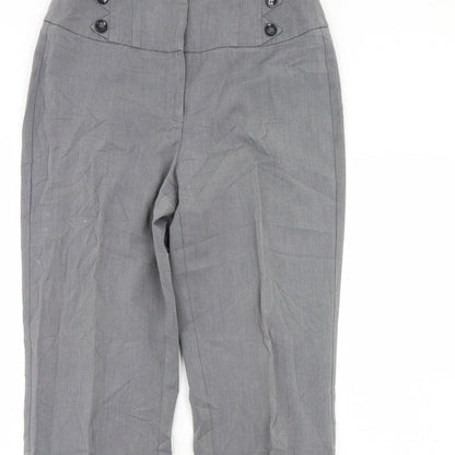 Debenhams Womens Grey   Trousers  Size 10 L30 in