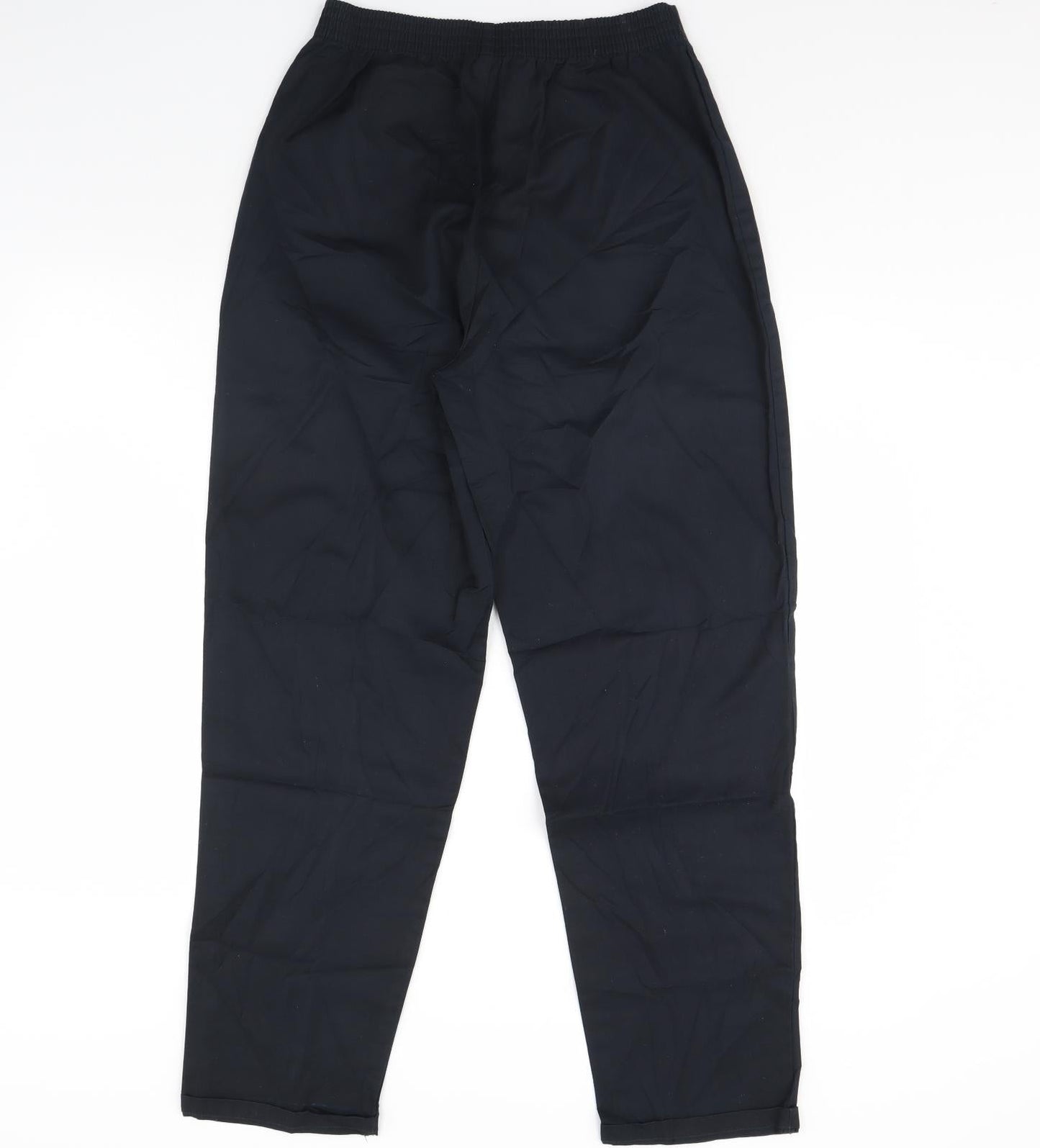 Womens UK Size 14 Preworn Regular Fit  Black Trousers