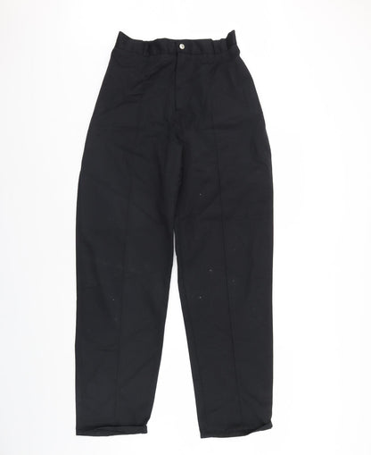 Womens UK Size 40 Preworn Regular Fit  Black Trousers