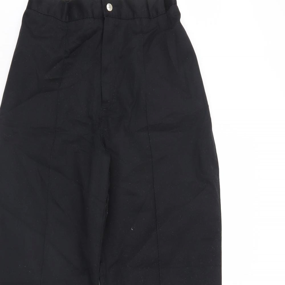 Womens UK Size 40 Preworn Regular Fit  Black Trousers