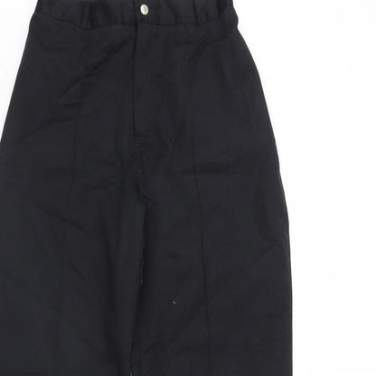 Womens UK Size 40 Preworn Regular Fit  Black Trousers
