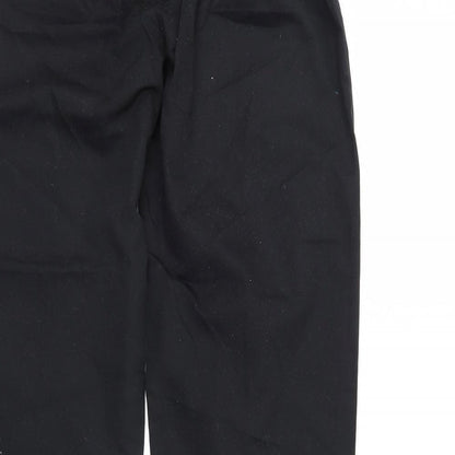 Womens UK Size 40 Preworn Regular Fit  Black Trousers