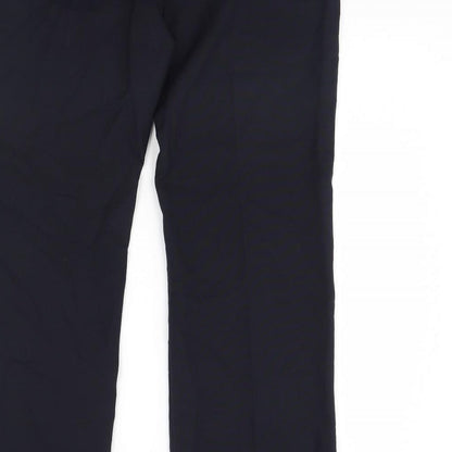 F&F Womens Blue   Dress Pants Trousers Size 14 L30 in