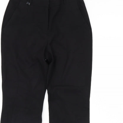 M&Co Womens Black   Dress Pants Trousers Size 10 L30 in