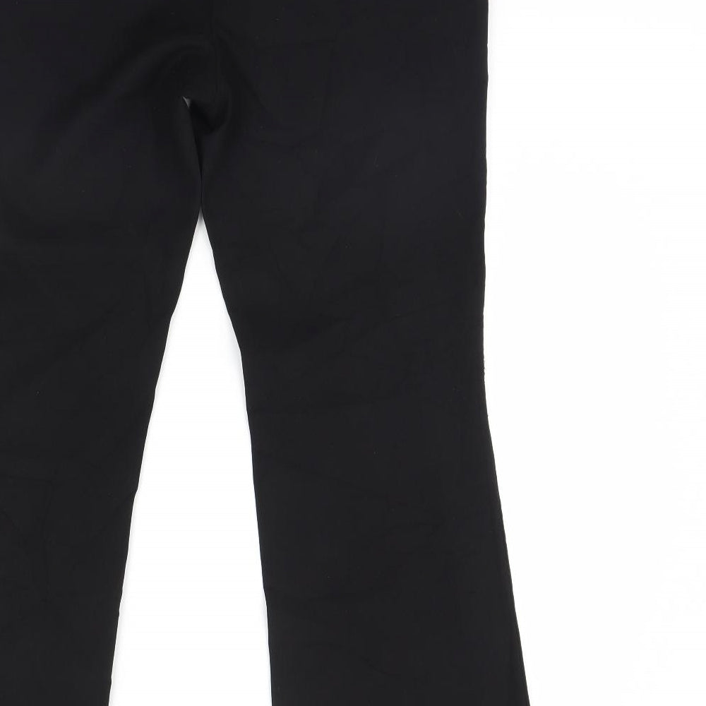 M&Co Womens Black   Dress Pants Trousers Size 10 L30 in