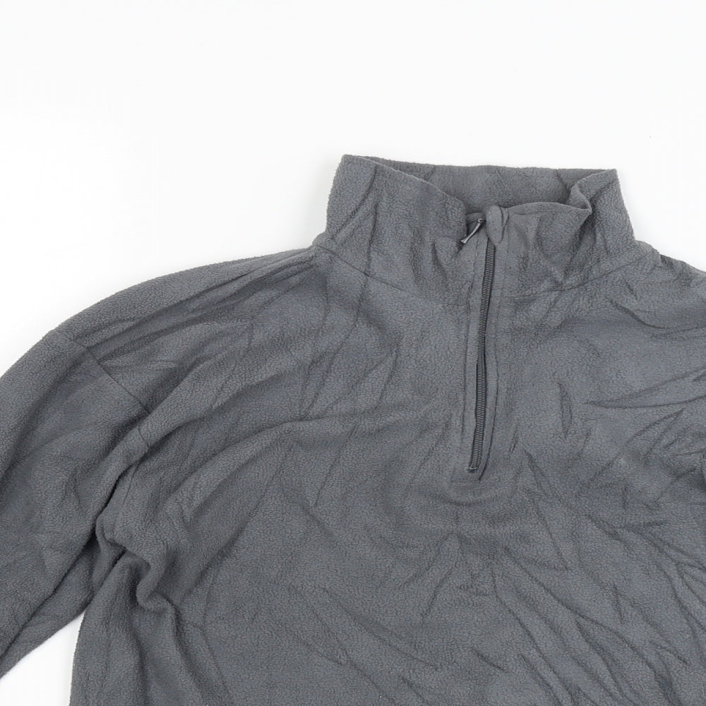 Mountain Life Boys Grey  Fleece Jacket Coat Size 11-12 Years
