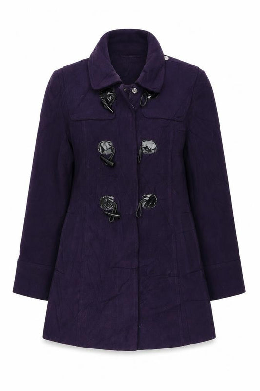 Womens UK Size L Isle Purple Overcoat