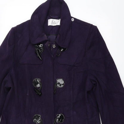 Womens UK Size L Isle Purple Overcoat