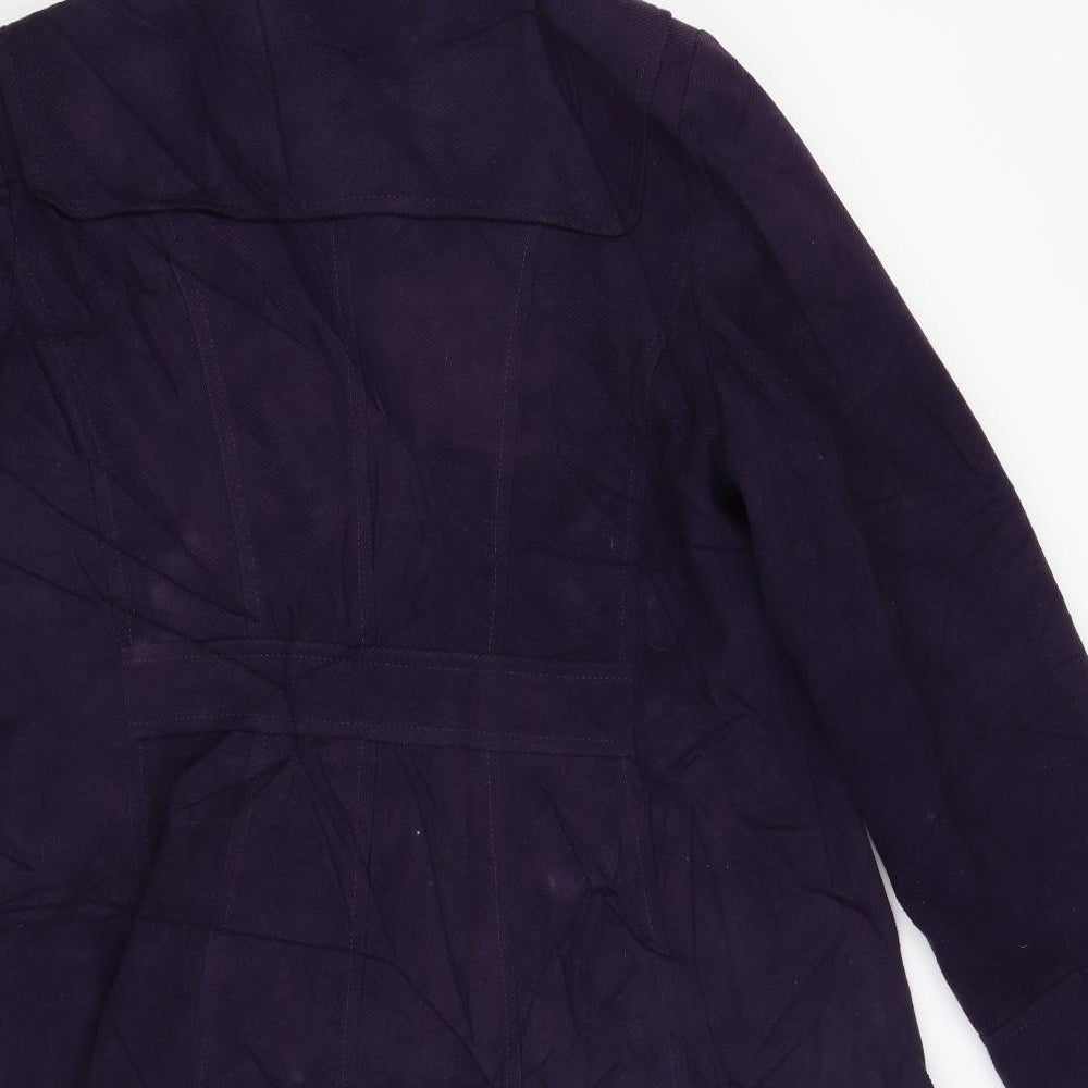 Womens UK Size L Isle Purple Overcoat