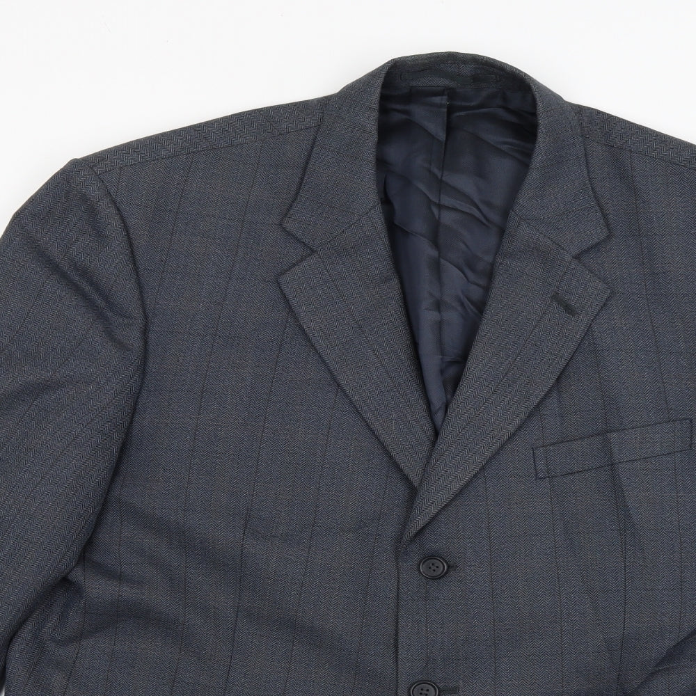 Mens UK Size 44 James Barry Blue Jacket