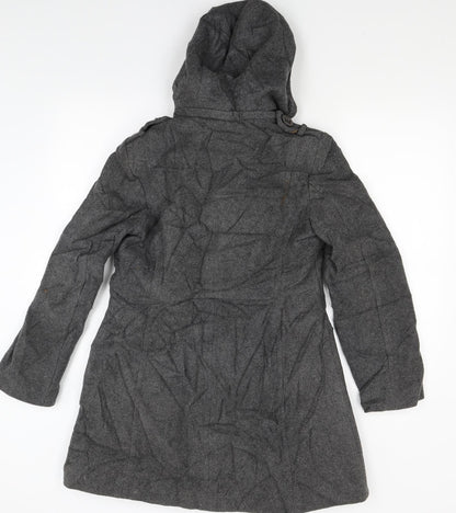 Womens UK Size 12 NEXT Grey Overcoat